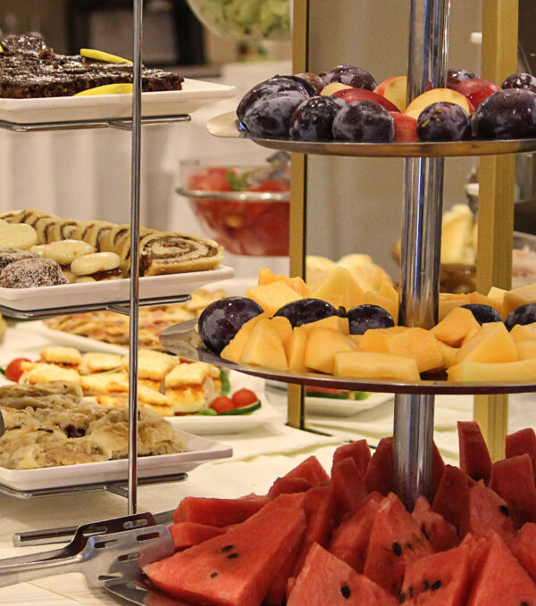 Hotel restaurant breakfast buffet