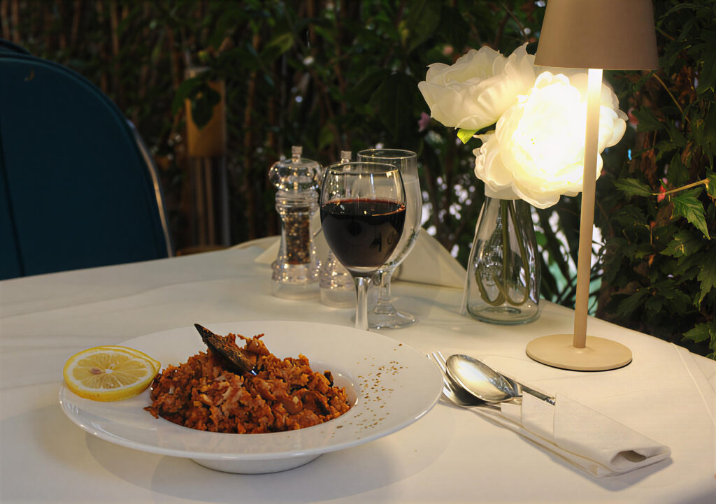 pasta served for dinner