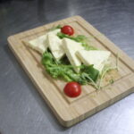 cheese served on a plate