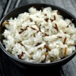 rice served in a bowl